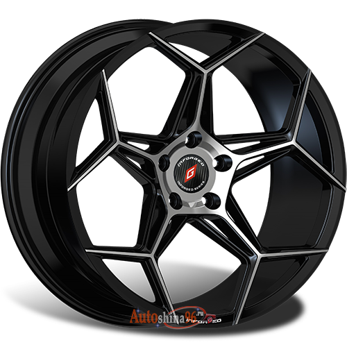 Inforged IFG40 9.5x19 5*112 ET42 DIA66.6 Black Machined Литой. Black Machined