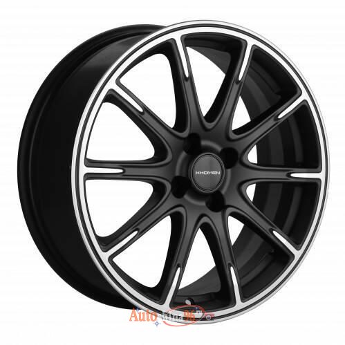 Khomen KHW 1707 6.5x17 4*100 ET44 DIA54.1 Black-FP Matt Литой. Black-FP Matt