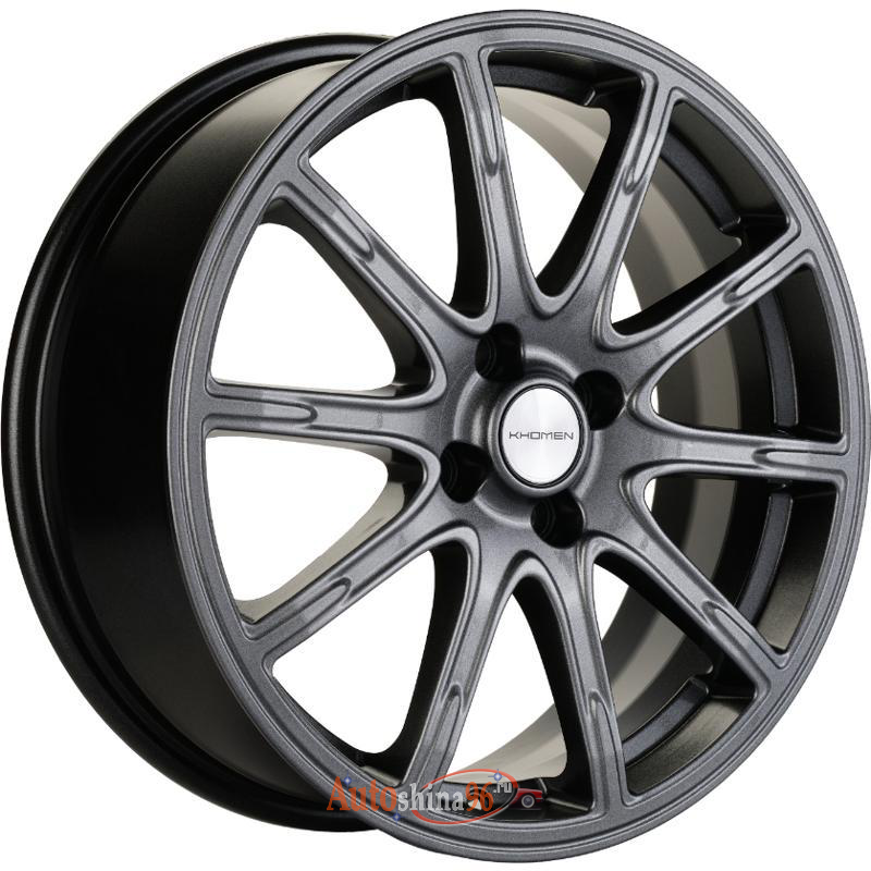 Khomen KHW 1707 6.5x17 4*100 ET41 DIA60.1 Gray Литой. Gray