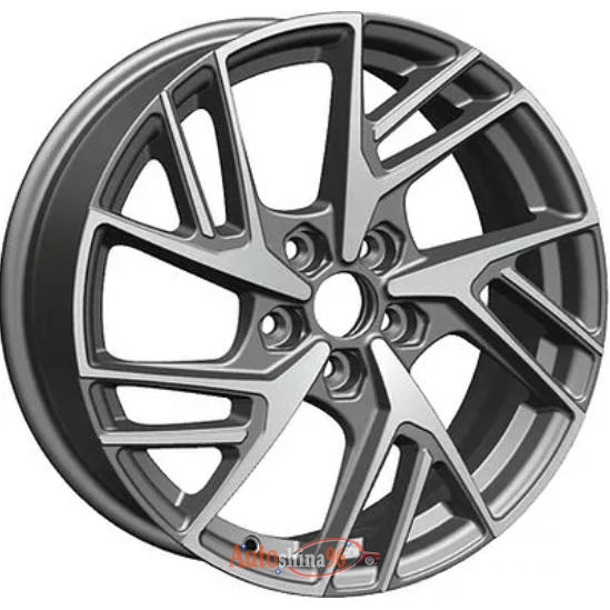 Khomen KHW 1722 6.5x17 5*108 ET33 DIA60.1 Gray-FP Литой. Gray-FP