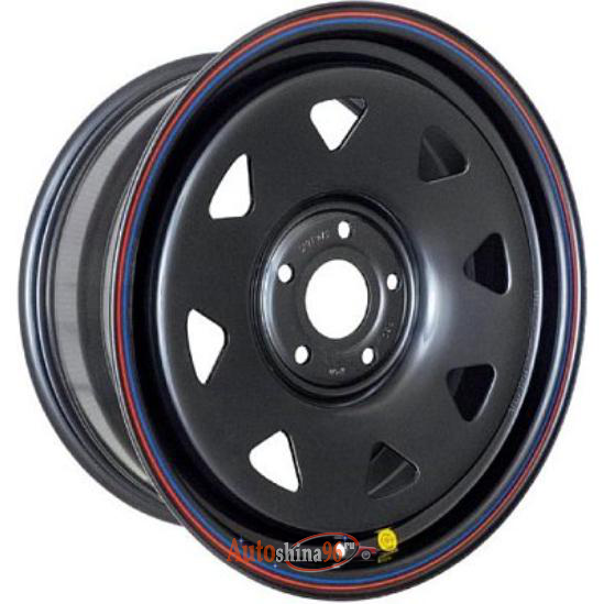 Off Road Wheels Jeep 8x17 5*127 ET0 DIA75.1 Black Штампованный. Black