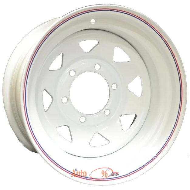 Off Road Wheels Nissan/Toyota 8x16 6*139.7 ET-19 DIA110.1 White Штампованный. White