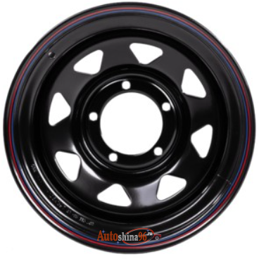 Off Road Wheels Renault Duster 7x16 5*114.3 ET20 DIA84.1 Black Штампованный. Black