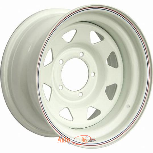 Off Road Wheels УАЗ 8x16 5*139.7 ET-25 DIA110.1 White Штампованный. White