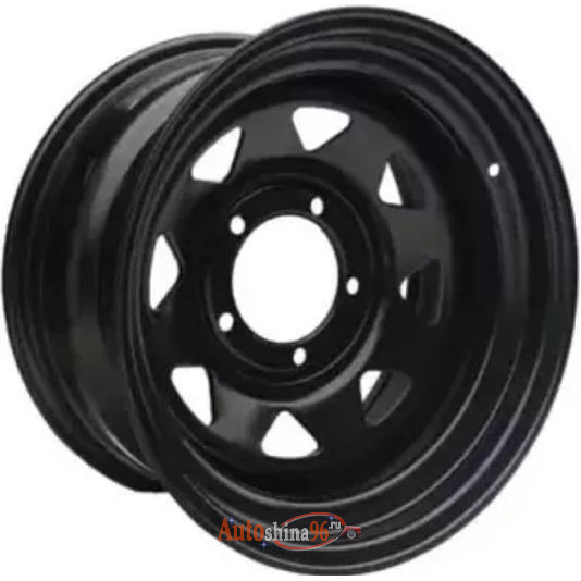 Off Road Wheels УАЗ 8x17 5*139.7 ET10 DIA110.1 Black Штампованный. Black