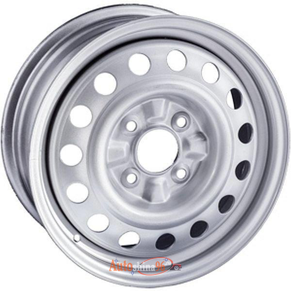 Trebl 6565T 5.5x14 4*100 ET45 DIA56.6 Silver Штампованный. Silver