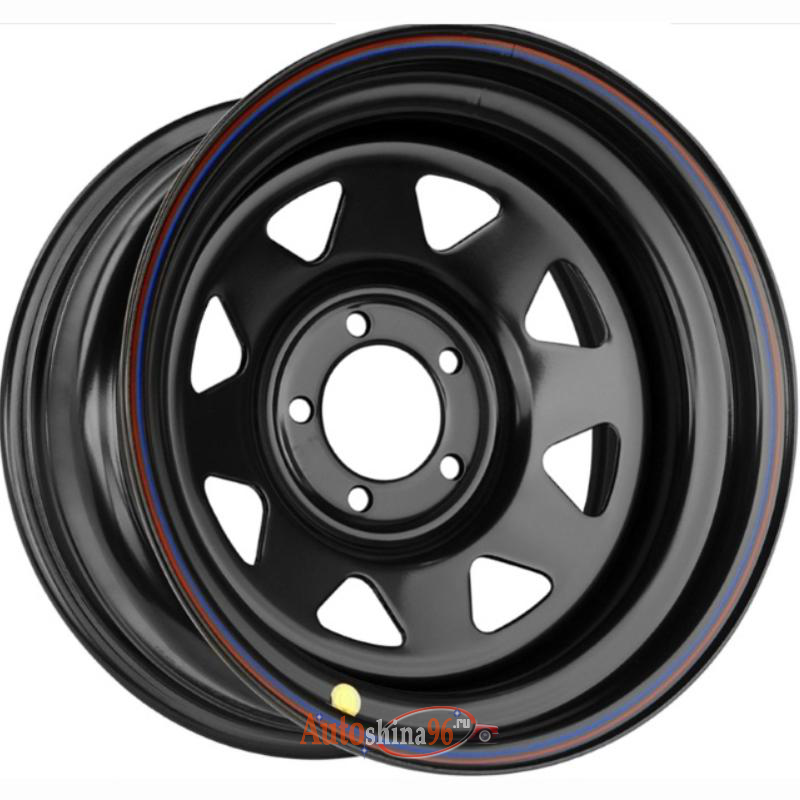 Off Road Wheels Isuzu/Toyota/Nissan 8x17 6*139.7 ET-25 DIA110.1 Black Штампованный. Black