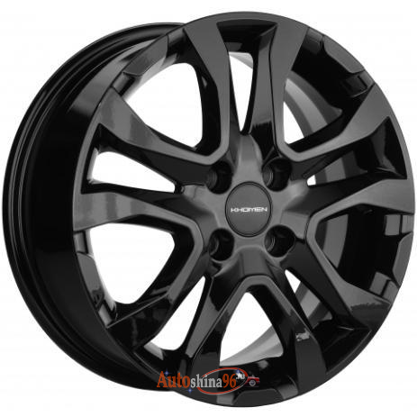 Khomen KHW 1503 6x15 4*100 ET50 DIA60.1 Black Литой. Black