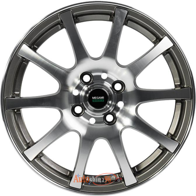 Megami MGM-2 5.5x14 4*100 ET43 DIA67.1 GMF Литой. GMF