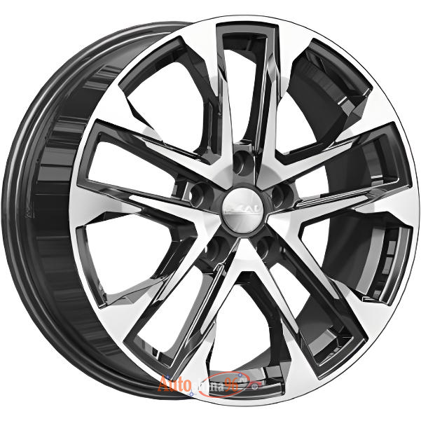 Скад Атакор 7x17 5*108 ET33 DIA60.1 Diamond Black Gris Литой. Diamond Black Gris