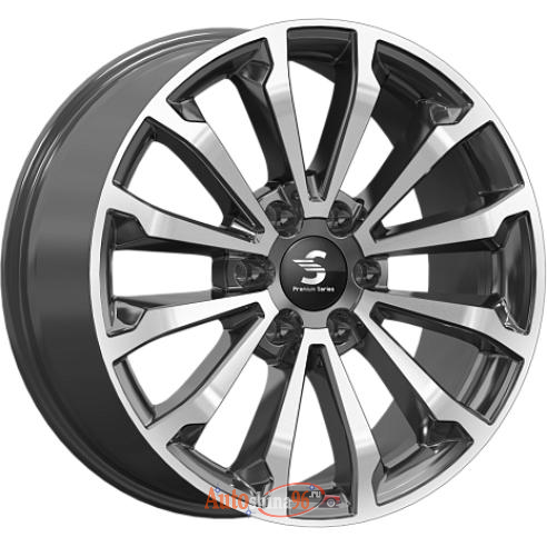 Скад KP006 8.5x20 6*139 ET33 DIA100.1 Diamond Black Gris Литой. Diamond Black Gris