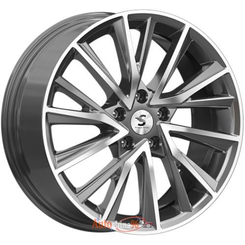 K&K KP010 7.5x18 5*112 ET40 DIA57.1 Diamond gloss graphite Литой. Diamond gloss graphite