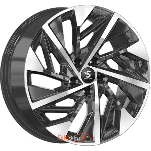 Скад КР009 7.5x18 5*108 ET47 DIA60.1 Diamond Black Gris Литой. Diamond Black Gris