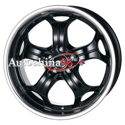 Alutec Boost 9x20/5x120 D76.1 ET15 Diamond Black With Stainless Steel Lip