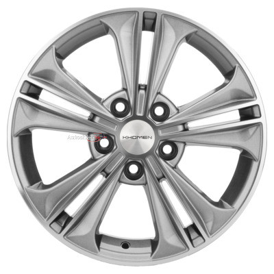 Khomen Wheels KHW1603 6x16/5x114.3 D60.1 ET45 G-Silver