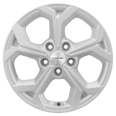 Khomen Wheels KHW1606 6.5x16/5x114.3 D60.1 ET45 F-Silver