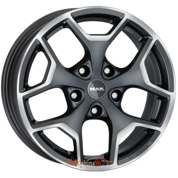 MAK Liberty 7.5x17 5*108 ET39 DIA72.3 Gunmetal Mirror Face Литой. Gunmetal Mirror Face