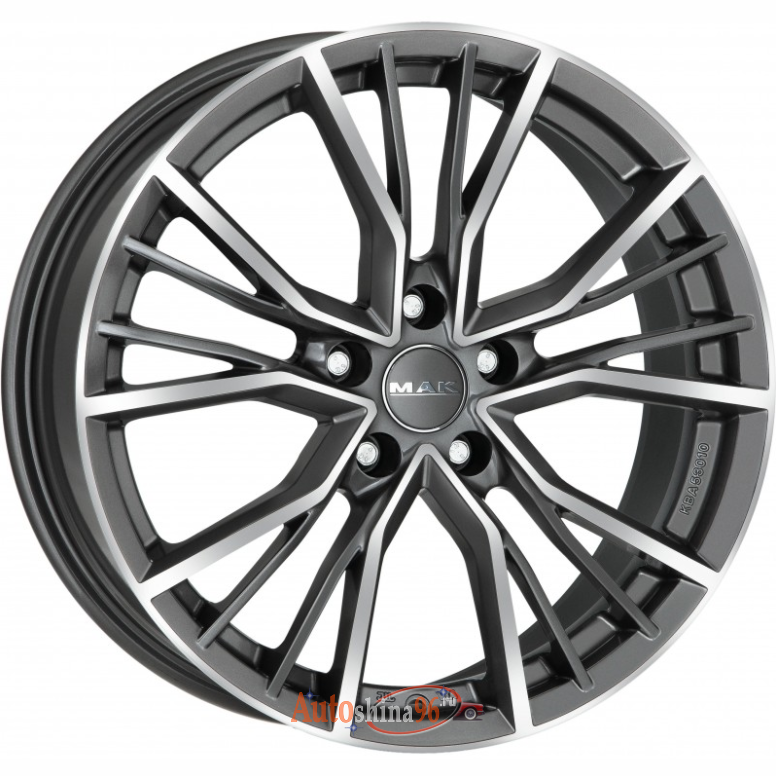 MAK Union 8.5x20 5*112 ET32 DIA66.6 Gunmetal Mirror Face Литой. Gunmetal Mirror Face