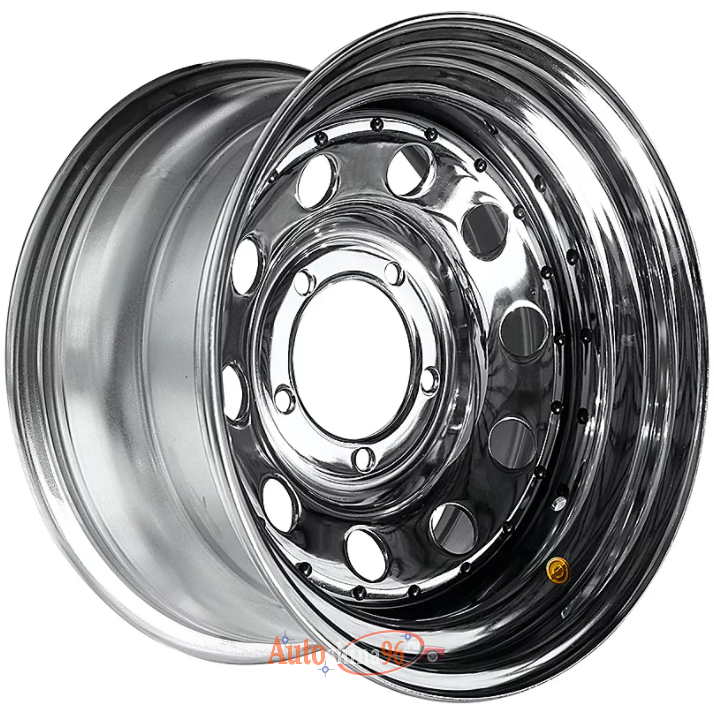 Off Road Wheels УАЗ 8x16 5*139.7 ET-19 DIA110.1 Chrome Штампованный. Chrome