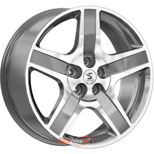 Скад KP008 8.5x20 5*114.3 ET47 DIA67.1 Diamond gloss graphite Литой. Diamond gloss graphite