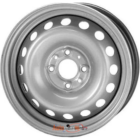 Trebl 7915T 6x15 4*100 ET43 DIA56.6 Silver Штампованный. Silver