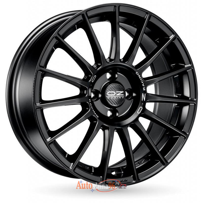 OZ Superturismo LM 8.5x19 5*112 ET30 DIA75.1 Matt Black Silver Lettering Литой. Matt Black Silver Lettering