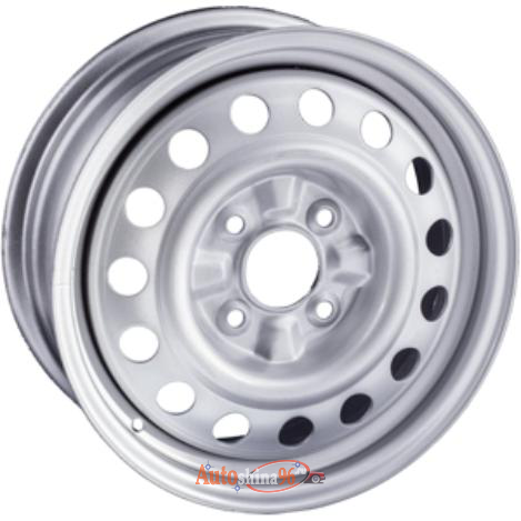 Trebl 6565 P 5.5x14 4*100 ET45 DIA56.6 Silver Штампованный. Silver