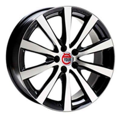 YOUR-wheels E13 6.5x16/5x114.3 D60.1 ET45 BKF