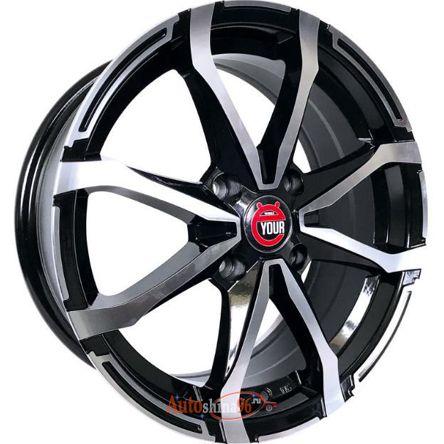 Your Wheels E17 6x15 4*114.3 ET45 DIA67.1 BKF Литой. BKF