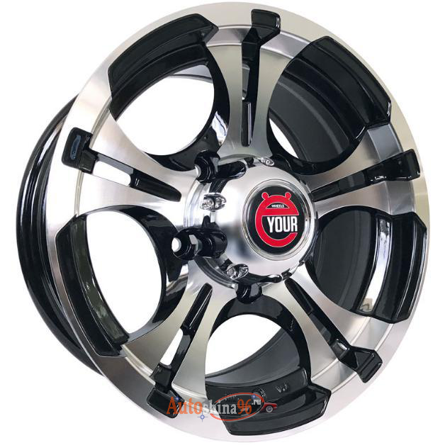 Your Wheels E25 7x15 5*139.7 ET5 DIA108.6 BKF Литой. BKF